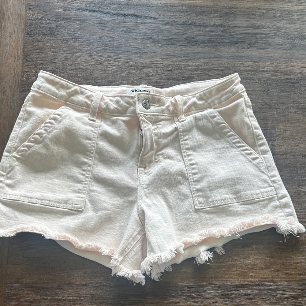 Vigoss Frayed Jean Shorts
